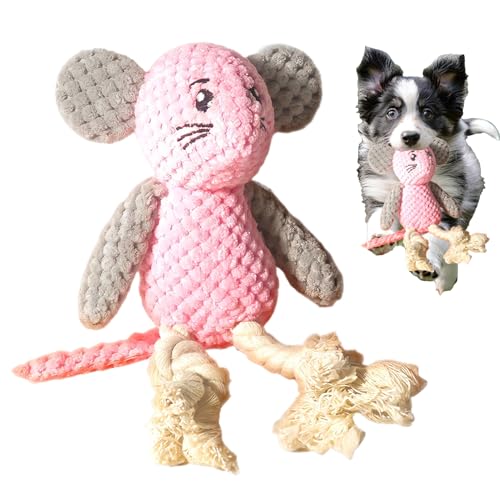Yugugomo Ausgestopfte Hundespielzeug, Quietschspielzeug für Hunde | Mäuseform interaktive Spielzeuge - Unzerstörbare Welpenvorräte mit Crinkle Sound, hart für Indoor -Spiel, Outdoor -Abruf Yugugomo Ausgestopfte Hundespielzeug, Quietschspielzeug für Hunde | Mäuseform interaktive Spielzeuge - Unzerstörbare Welpenvorräte mit Crinkle Sound, hart für Indoor -Spiel, Outdoor -Abruf von Yugugomo
