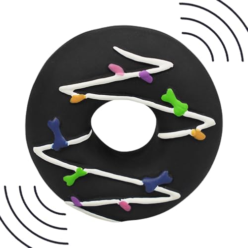 Yugugomo Hunde Donut Spielzeug, Hundefigur, Latex Spielzeug im Donut Design, kratzfestes Kauzeug für Hunde, leicht zu reinigen, für Training, Spielzeit zu Hause und Außenaktivitäten Yugugomo Hunde Donut Spielzeug, Hundefigur, Latex Spielzeug im Donut Design, kratzfestes Kauzeug für Hunde, leicht zu reinigen, für Training, Spielzeit zu Hause und Außenaktivitäten von Yugugomo