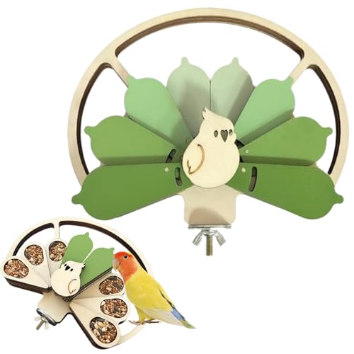 Yugugomo Vogel Fressspielzeug, Holz Vogel Fressspielzeug, Interaktionsspielzeug, Sittiche, Xuanfeng Gong, Heimkäfige, Trainingssessionen, Spielzeit.​ von Yugugomo