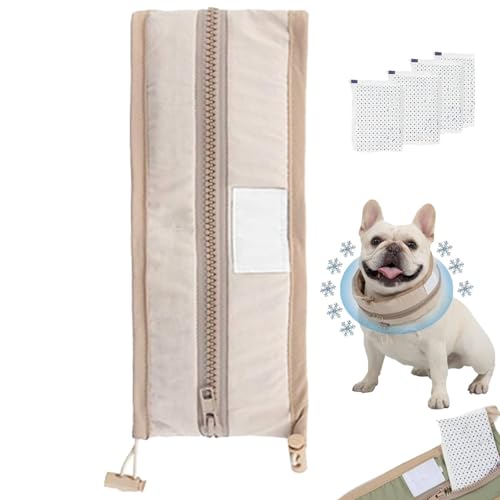Petzymart Cool Loop, Petzymart Coolloop, Petzymart Kühlhalsband, mit Eisbeutel, wiederverwendbar, kühlendes Hundehalsband, Sommerkühlung, 35,6–61 cm, verstellbare Halslänge, Braun, Größe L Petzymart Cool Loop, Petzymart Coolloop, Petzymart Kühlhalsband, mit Eisbeutel, wiederverwendbar, kühlendes Hundehalsband, Sommerkühlung, 35,6–61 cm, verstellbare Halslänge, Braun, Größe L von Yuhaidzsw