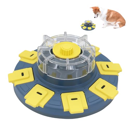 Interaktives Hunde-Puzzle-Spielzeug, Slow Feeder, Hundeleckerli-Puzzle für kleine und mittelgroße Hunde, Leckerli-Spender für große Hunde, ideal für IQ-Training und Unterhaltung von Yuhtech