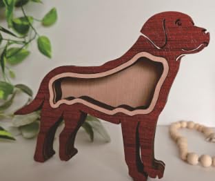 Yuhtech Haustierhaar-Andenken-Box, Hunde-Asche-Box, Hundehaar-Asche-Behälter, Haustier-Gedenkstätte, Beileidsgeschenke, Hundeurnen für Asche von Yuhtech