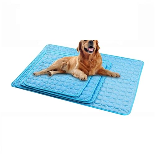 Nieuwe koelmat hond, koelmat voor de zomer, 2024, nieuwe koelmat hond, hondenkoelmat voor hond en kat, zelfkoelende mat voor huisdieren, zomer, huisdier, ijspad, slijtvast en beetbestendig (Blue, XS) von Yuiopmo