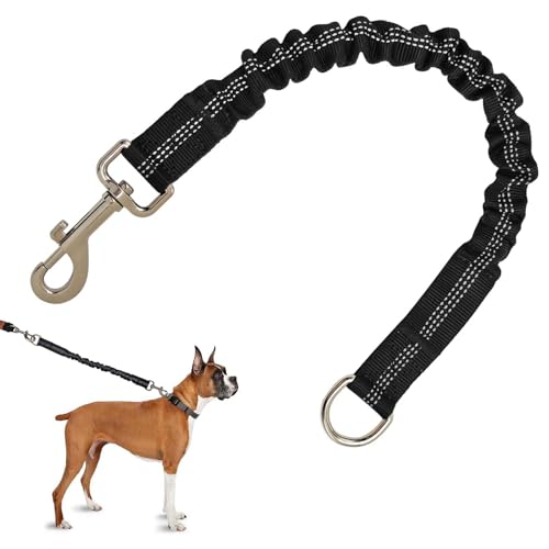 Yuiturt Bungee Leine Hund, Elastische Hundeleine Ruckdämpfer für Hunde Leine(2.5 * 75cm), Ruckdämpfer Hund, Elastische Hundeleine Nylon-Kurzleine Perfekte Dämpfung beim Fahrrad von Yuiturt