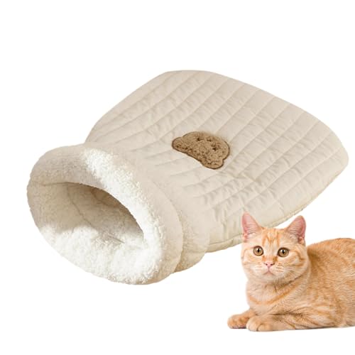 Yulokdwi Cat Sleeping Bag Warm Pet Bed, Katzenbett Höhlen Schlafsack, Soft Plush Large Cat Sack Warm Cat Bed, Warming Burrow Cat Bed 360 Degree Wrap Comfortable Pet Snuggle Sack for Puppy and Kitten Yulokdwi Cat Sleeping Bag Warm Pet Bed, Katzenbett Höhlen Schlafsack, Soft Plush Large Cat Sack Warm Cat Bed, Warming Burrow Cat Bed 360 Degree Wrap Comfortable Pet Snuggle Sack for Puppy and Kitten von Yulokdwi