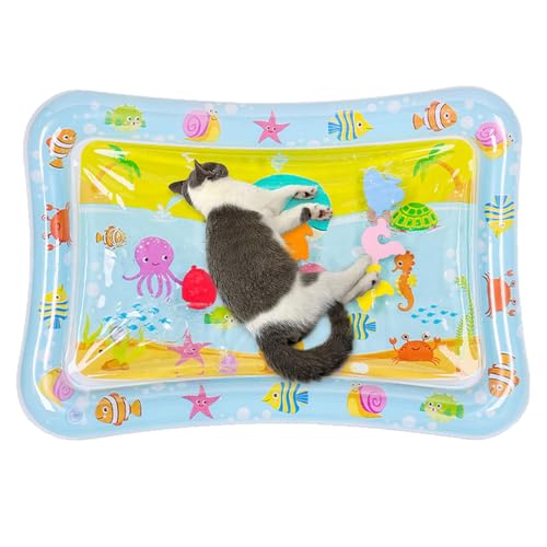 Yulokdwi Sensorische Wassermatte Für Katzen, Sensorische Wassermatte, Sensorische Wasserspielmatte, Kühle, Bequeme Spielmatte Für Den Sommer, Für Katzen Mit Fischzubehör Zum Spielen Mit Haustieren Yulokdwi Sensorische Wassermatte Für Katzen, Sensorische Wassermatte, Sensorische Wasserspielmatte, Kühle, Bequeme Spielmatte Für Den Sommer, Für Katzen Mit Fischzubehör Zum Spielen Mit Haustieren von Yulokdwi