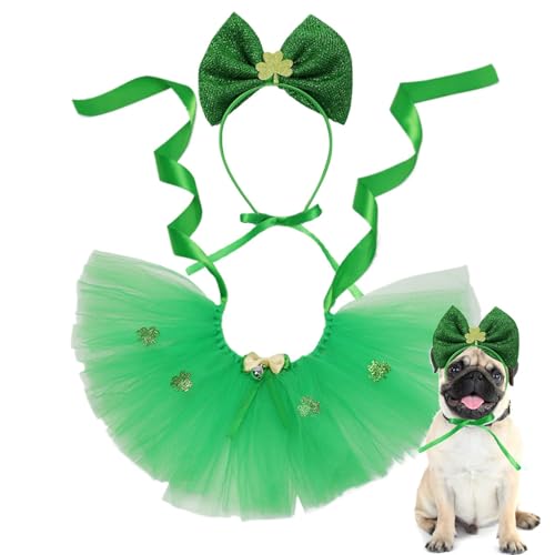 Yulokdwi St. Patricks Day Hundekleidung, St. Patricks Day Hundekostüm | Hunde-Tutu-Rock-Stirnbänder | Hunde-St. Patrick's Day-Kostüm, Haustier-Stirnbänder, Hunde-Tutu-Röcke für St. Patrick's Day, Yulokdwi St. Patricks Day Hundekleidung, St. Patricks Day Hundekostüm | Hunde-Tutu-Rock-Stirnbänder | Hunde-St. Patrick's Day-Kostüm, Haustier-Stirnbänder, Hunde-Tutu-Röcke für St. Patrick's Day, von Yulokdwi