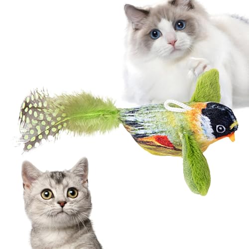 Yulokdwi Vogel-Katzenspielzeug,Katzen-Vogelspielzeug,Teaser-Spielzeug für Katzen | Kätzchen zwitscherndes Vogelspielzeug, simuliertes quietschendes Katzenspielzeug für gelangweilte Hauskatzen, süßes Yulokdwi Vogel-Katzenspielzeug,Katzen-Vogelspielzeug,Teaser-Spielzeug für Katzen | Kätzchen zwitscherndes Vogelspielzeug, simuliertes quietschendes Katzenspielzeug für gelangweilte Hauskatzen, süßes von Yulokdwi