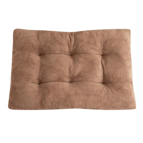 Yuly Cozy Hundebett,Hundekissen,Hundekorb,Weich und Bequem,Waschbar Hundematte für große,mittelgroße Hunde,Orthopädischer Komfort,rutschfeste Unterseite (65x50x10cm,Khaki) von Yuly