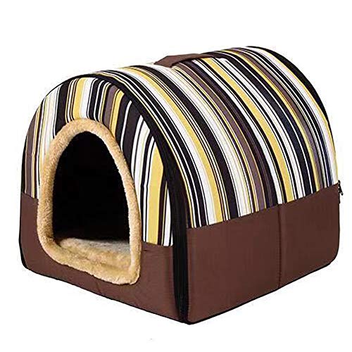 Yuly Faltbares Haustierbett, weich, mit Griff, abnehmbarer Schlafsack, für Katzen und kleine Hunde von Yuly