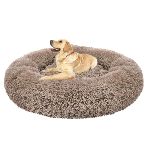 Yuly Hundebetten, Donut Hundebett, Katzenbett, Hundekissen mit Rutschfester Unterseite, Hundekorb Waschbar für Kleine, Mittelgroße und Große Hunde, Katzen und Andere Haustiere Yuly Hundebetten, Donut Hundebett, Katzenbett, Hundekissen mit Rutschfester Unterseite, Hundekorb Waschbar für Kleine, Mittelgroße und Große Hunde, Katzen und Andere Haustiere von Yuly