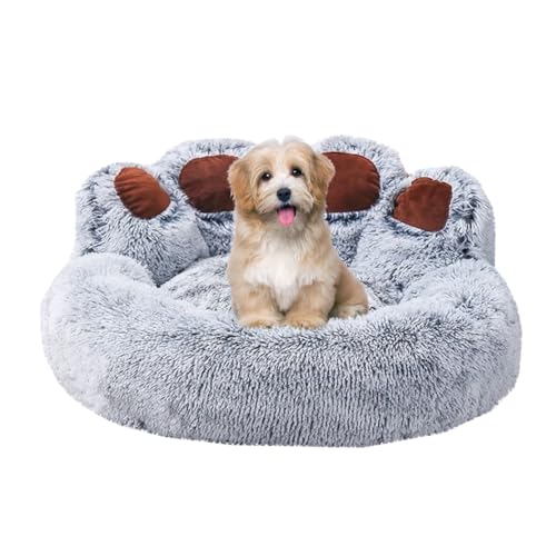 Yuly Langer Plüsch Hundebett, Hundesofa, Beruhigende Flauschige Hundematratze, Superweich Katzenbett mit Rutschfester Unterseite, Hundematte für Große, Mittelgroße Hunde Yuly Langer Plüsch Hundebett, Hundesofa, Beruhigende Flauschige Hundematratze, Superweich Katzenbett mit Rutschfester Unterseite, Hundematte für Große, Mittelgroße Hunde von Yuly