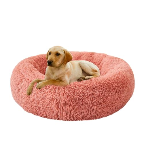 Yuly Orthopädisches Hundebett, Donut Hundekissen, Haustierbett mit rutschfeste Unterseite, Flauschig Doughnut Kuscheliges Hundebett Katzenbett, Waschbare Hundekistenmatratze von Yuly