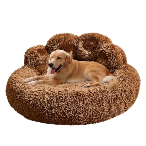 Yuly Orthopädisches Hundebett, Hundekissen, Hundesofa, Katzenbett, Anti-Angst Hundekorb Weich Bequem Hundebett, Hundekorb Waschbar, Hundematte mit Anti-Rutsch-Boden von Yuly