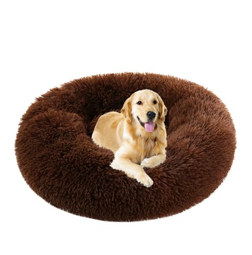 Yuly Orthopädisches Hundebett, Katzenkissen, Flauschige Hundematratze, Donut Hundekorb, Haustierbett mit rutschfeste Unterseite, Anti-Angst Hundekorb, Waschbar Hundekissen Yuly Orthopädisches Hundebett, Katzenkissen, Flauschige Hundematratze, Donut Hundekorb, Haustierbett mit rutschfeste Unterseite, Anti-Angst Hundekorb, Waschbar Hundekissen von Yuly