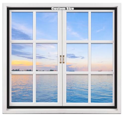 Yuly Schutzgitter für Fenster, Katzenschutznetz mit Reißverschluss, Fliegengitter, Insektenschutz, Balkonfenster, Sicherheitsnetz Yuly Schutzgitter für Fenster, Katzenschutznetz mit Reißverschluss, Fliegengitter, Insektenschutz, Balkonfenster, Sicherheitsnetz von Yuly