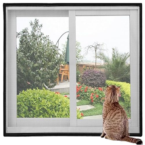 Yuly Selbstklebendes Katzenschutznetz, personalisiertes Netz, Sicherheitsnetz für Fenster, Anti-Entweichen für Haustiere, Kitty, Moskitonetz für Insekten, halbtransparent Yuly Selbstklebendes Katzenschutznetz, personalisiertes Netz, Sicherheitsnetz für Fenster, Anti-Entweichen für Haustiere, Kitty, Moskitonetz für Insekten, halbtransparent von Yuly