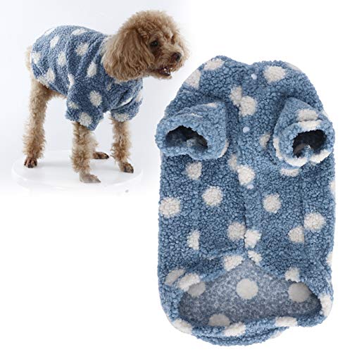 Hund Mantel Plüsch Warme Overall Pet Kalten Winter Weste Jacke Kleidung Wasserdicht Winddicht Outfit Pullover für Kleine Mittelgroße Hunde Katzen von Yumech