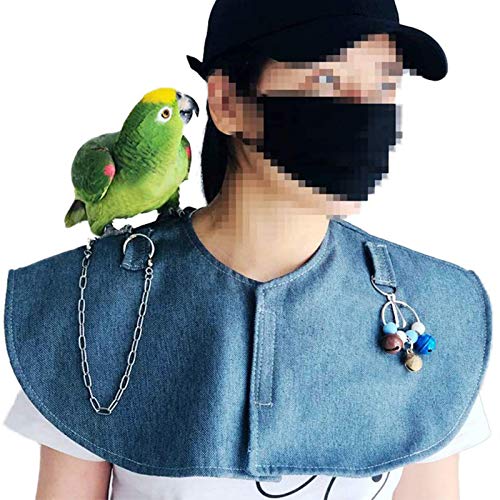 Yumech Papageien Schulter Protector Ausbildung Schulter Cape Protector Mit 2 Loops Pet Arm Poop Schal Pet Schulter Pad Stehen Windel Schal für Sittiche Lovebird Yumech Papageien Schulter Protector Ausbildung Schulter Cape Protector Mit 2 Loops Pet Arm Poop Schal Pet Schulter Pad Stehen Windel Schal für Sittiche Lovebird von Yumech