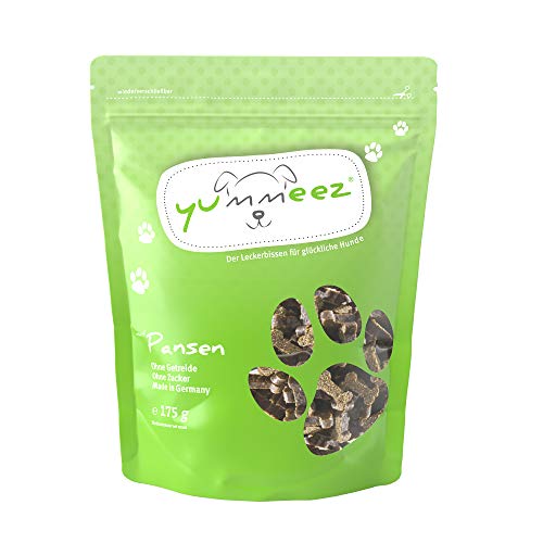 Yummeez Pansen Leckerli - Hundeleckerli als kleine Knöchelchen - getreidefrei mit hohem Fleischanteil - perfektes Leckerchen für Training oder Belohnung (1 x 175 g) von Yummeez