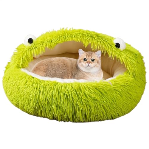 Yumneo Katzenschlafbett Höhle – Kätzchenbett Haus – kleine Hundehöhle Haus, warmes Katzenbett für den Winter, weiches warmes Haustierhaus Nest für Kätzchen, Haustiere, Welpen, Indoor-Katzen Yumneo Katzenschlafbett Höhle – Kätzchenbett Haus – kleine Hundehöhle Haus, warmes Katzenbett für den Winter, weiches warmes Haustierhaus Nest für Kätzchen, Haustiere, Welpen, Indoor-Katzen von Yumneo