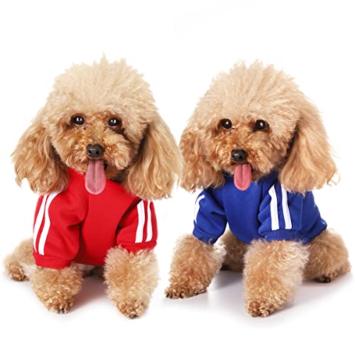Hundepulli für Kleine Hunde, Hunde Hoodie Pet Puppy Katze Niedlicher Baumwoll Warm Hoodies Coat Pullover von YunJiaoon