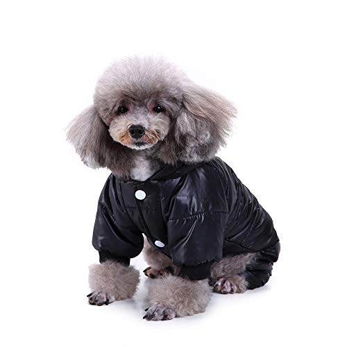 Hund Kleidung Mantel für Kleine Hunde Winter Puppy Jacket warme Kleidung YunYoud HundeKleidung Warm Hoodies Mantel Hundejacke Hündchen Pullover Mantel von YunYoud-Haustier Kleidung