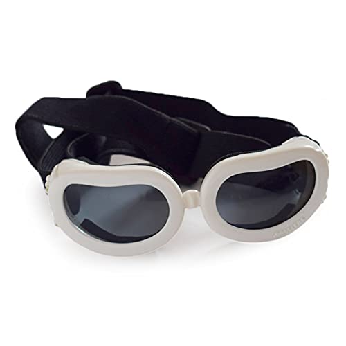 YunYoud Hundebrille UV Wasserdicht Winddicht Einstellbar Haustier Sonnenbrille Mode Hunde Schutzbrille für kleine und mittlere Hunde Sportbrille Verstellbare Hundesonnenbrille von YunYoud-Haustier Kleidung