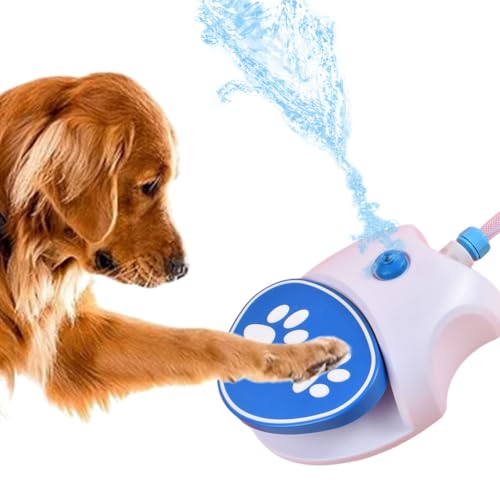 Hundebrunnen Step On, Hand Aktiviert Hund Wasserspielzeug, Haustier Trinkspender Hund Trinksprinkler Outdoor Frischwasser Feeder mit Schlauch für Kleine & Große Hunde Katzen Hundebrunnen Step On, Hand Aktiviert Hund Wasserspielzeug, Haustier Trinkspender Hund Trinksprinkler Outdoor Frischwasser Feeder mit Schlauch für Kleine & Große Hunde Katzen von Yunir