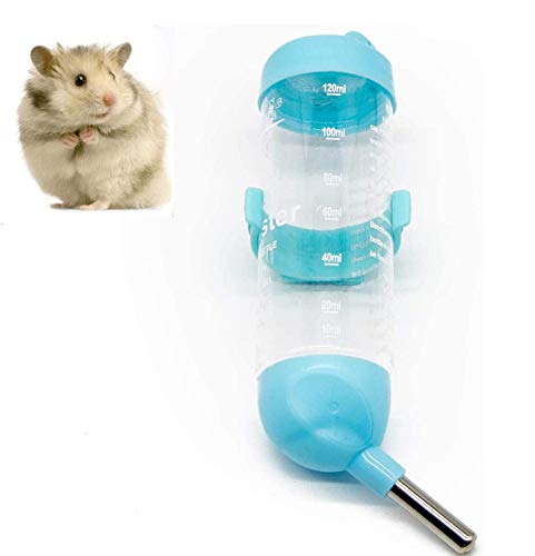 Yunjiadodo Wasserflasche für Hamster, Ratten, Mäuse, Kaninchen, 125 ml von Yunjiadodo