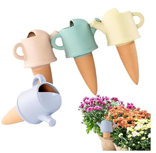 Yunlaishaocer 4-pcs Tonkegel Bewässerung, Wasserspender Pflanzen, Zimmerpflanzen Automatische Bewässerung, Bewässerungskugeln, für Pflanzenbewässerung Indoor & Balkonkästen Yunlaishaocer 4-pcs Tonkegel Bewässerung, Wasserspender Pflanzen, Zimmerpflanzen Automatische Bewässerung, Bewässerungskugeln, für Pflanzenbewässerung Indoor & Balkonkästen von Yunlaishaocer