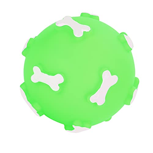 Yunseity Pet Dog Balls Toys, Ungiftiges Hundequietschspielzeug für Bewegungstraining Zur Pflege der Affinität (Grün) von Yunseity