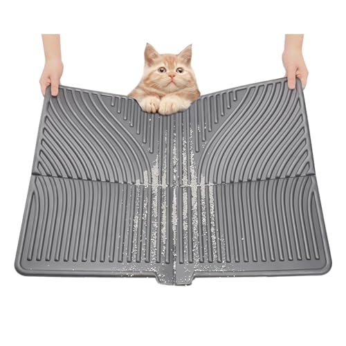 Yurhuit Katzentoilettenmatte, GroßE Katzenstreu-Auffangmatte, Weich auf Katzenpfoten, Katzentoilettenmatte HäLt Den Boden Sauber, Yurhuit Katzentoilettenmatte, GroßE Katzenstreu-Auffangmatte, Weich auf Katzenpfoten, Katzentoilettenmatte HäLt Den Boden Sauber, von Yurhuit