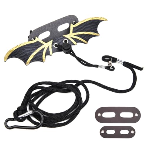 Yurhuit Leinengeschirr für Bartagame, 3Er-Pack, DinosaurierflüGel, Geschirr, Leine für Bartagame, Gold Yurhuit Leinengeschirr für Bartagame, 3Er-Pack, DinosaurierflüGel, Geschirr, Leine für Bartagame, Gold von Yurhuit