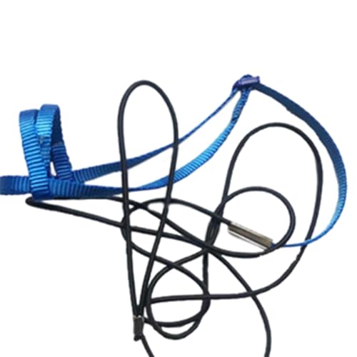 Yurhuit Papageien-Geschirr, Leine, Outdoor-Fliegen, Traktionsgurte, Band, Verstellbares Anti-Trainingsseil, Blau M Yurhuit Papageien-Geschirr, Leine, Outdoor-Fliegen, Traktionsgurte, Band, Verstellbares Anti-Trainingsseil, Blau M von Yurhuit