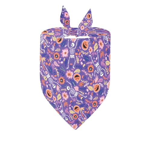 Yurosiay Hundestirnband Halloween-Schal für Haustiere Dreieckstuch Geeignet für Hunde und Katzen Halloween-Mottoparty Kostümzubehör für Hunde Abbildung 3 von Yurosiay