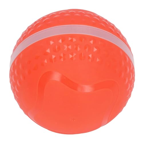 Yusat Active Rolling Ball Langeweile Linderung Automatisches Interaktives Hundeballspielzeug Mittelgroße und Große Hunde (Orange) von Yusat