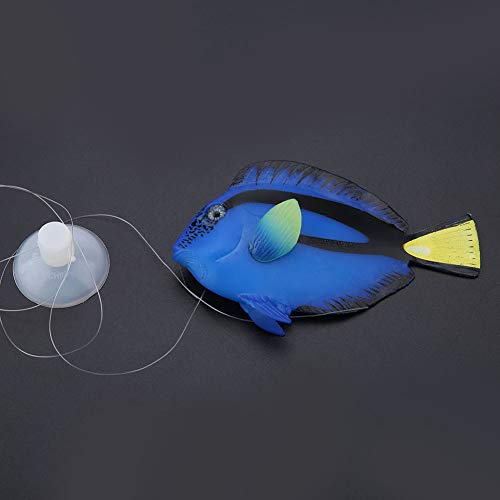 Yusat Aquarium-Ornament, Aquarium-Dekoration, Tropischer Gefälschter Fisch, Lustiger Künstlicher Leuchtender Fisch (blauer Geruch) von Yusat