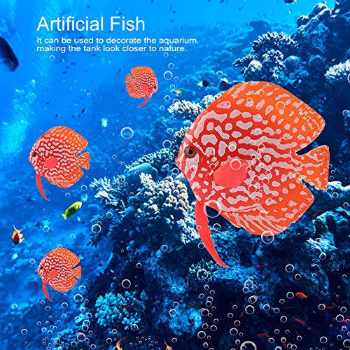Yusat Aquarium-Ornament, Aquarium-Dekoration, Tropischer Gefälschter Fisch, Lustiger Künstlicher Leuchtender Fisch (bunte Fee) von Yusat