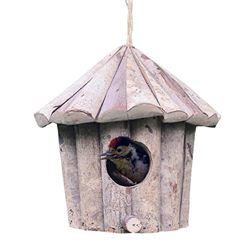 Kolibri-Haus Vogelnest Aus Holz Hängendes Vogelnest Natürliche Hölzerne Kolibri-Häuser Für Garten Fenster Outdoor Haus von Yusheng
