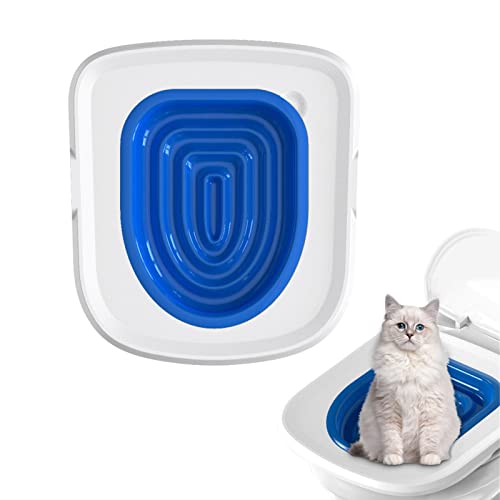Yusheng Katzen Toiletten Trainer - Modern Katzentoilette für Katzenbesitzer - Blau, Medium Yusheng Katzen Toiletten Trainer - Modern Katzentoilette für Katzenbesitzer - Blau, Medium von Yusheng