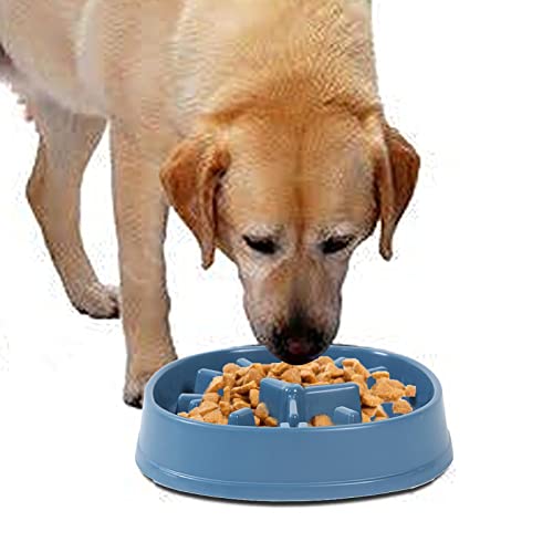 Yusheng Welpe Slow Feeder Napf - Hundenapf Slow Feeder Hundenapf,Slow Feeder Hundenäpfe, kein Rutschen, langlebig, kein Ersticken, gesundes Design, Haustierfutter-Wassernapf-Set für kleine von Yusheng