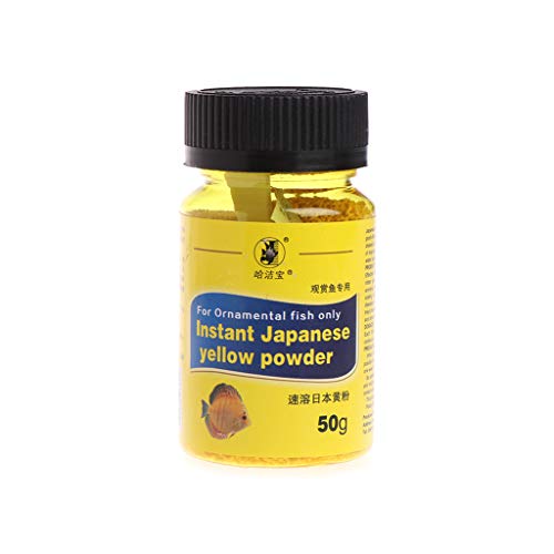 Yushu - Aquarium-Fischtank, 50 g, sofortiges gelbes Pulver für Zierfische, Bakterien, japanisches gelbes Pulver, zur Behandlung von Pilzen und Aquarien von Yushu