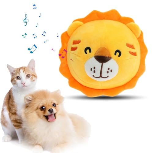 YuuFcy Hundeball Hundespielzeug Futter, Aktives Bewegendes Haustier Plüschspielzeug, Leckerli Spielzeug Ungiftig Bissfest für Haustier Hunde IQ Trainingsball (F) von YuuFcy
