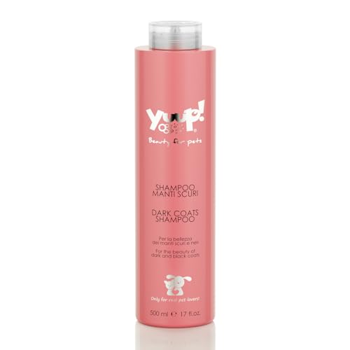 YUUP! - Shampoo Hunde und Katzen für schwarzes & Dunkles Fell, 500 ml, Hundeshampoo: Schützt, verstärkt Glanz, Macht Dunkles Fell leicht kämmbar YUUP! - Shampoo Hunde und Katzen für schwarzes & Dunkles Fell, 500 ml, Hundeshampoo: Schützt, verstärkt Glanz, Macht Dunkles Fell leicht kämmbar von Yuup