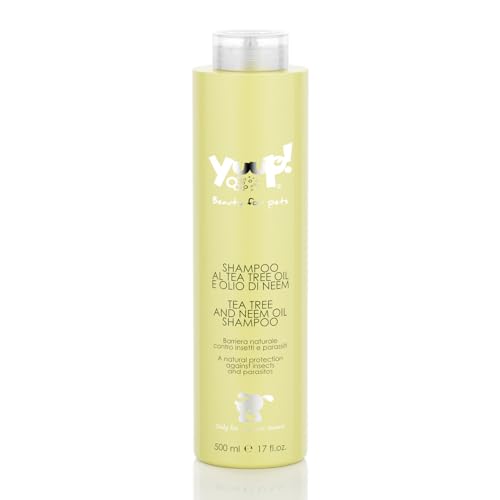 YUUP! - Tea Tree Shampoo Hunde und Katzen, 500 ml, Flohshampoo Hund mit Teebaumöl & Neemöl: Schutz gegen Zecken, Flöhe, Mücken, Bremsen & Fliegen YUUP! - Tea Tree Shampoo Hunde und Katzen, 500 ml, Flohshampoo Hund mit Teebaumöl & Neemöl: Schutz gegen Zecken, Flöhe, Mücken, Bremsen & Fliegen von Yuup