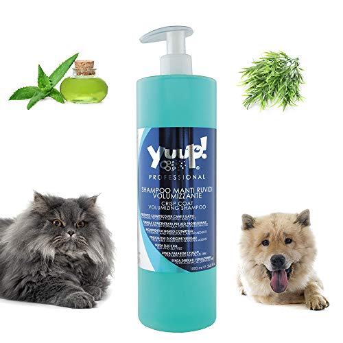 Yuup!® Professionelles Volumen Hundeshampoo für krauses und raues Fell Variante (Volumen) 1 Liter Flasche von Yuup