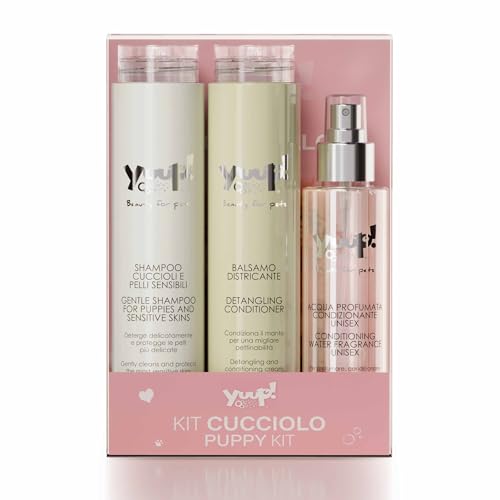 Yuup Set mit Welpen, perfekt zum Waschen und Pflegen des Fells von Welpen, ideal für Hund und Katze Yuup Set mit Welpen, perfekt zum Waschen und Pflegen des Fells von Welpen, ideal für Hund und Katze von Yuup