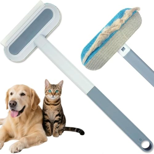 Yvgoov Tierhaarentferner 4 in 1 Fusselrolle wiederverwendbar Katzenhaarentferner mit verlängerter Griff Fusselbürste Tierhaare zum Katzenhaare & Hundehaare für Sofa, Teppich, Bett und Auto Yvgoov Tierhaarentferner 4 in 1 Fusselrolle wiederverwendbar Katzenhaarentferner mit verlängerter Griff Fusselbürste Tierhaare zum Katzenhaare & Hundehaare für Sofa, Teppich, Bett und Auto von Yvgoov