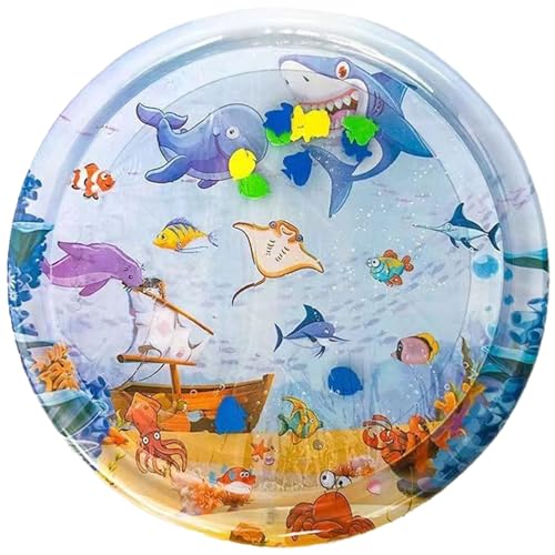 Ywmsfl Sensorische Katzen-Wasserspielmatte, aufblasbare PVC-Spritzmatte für Katzen und Hunde, für drinnen und draußen, Haustier-Wasseraktivitätsmatte, Hundezubehör Ywmsfl Sensorische Katzen-Wasserspielmatte, aufblasbare PVC-Spritzmatte für Katzen und Hunde, für drinnen und draußen, Haustier-Wasseraktivitätsmatte, Hundezubehör von Ywmsfl